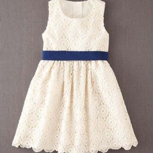 Mini Boden Broderie Flowergirl Dress w/Petticoat
